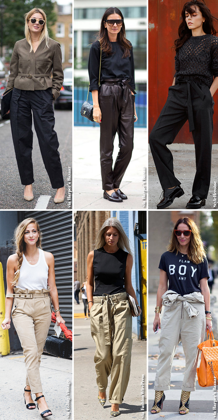 Inspiration | High Waisted Trousers | Blue is in Fashion this Year