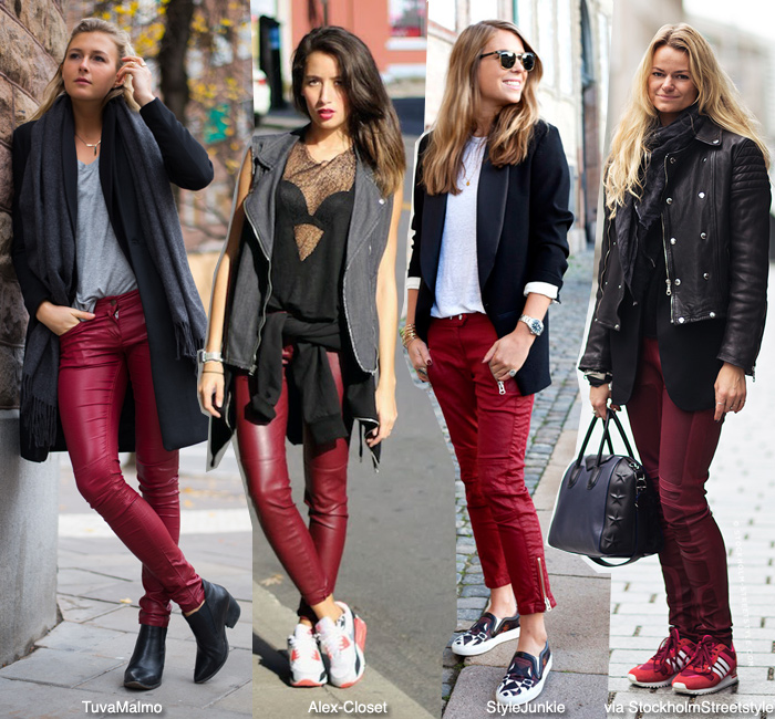 Burgundy Reloaded - Blue is in Fashion this Year