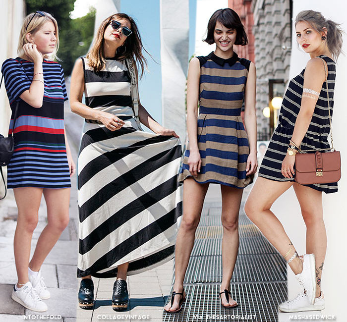 8 Summer Striped Dresses | Blue is in Fashion this Year | Bloglovin’